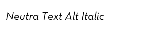 Neutra Text Alt