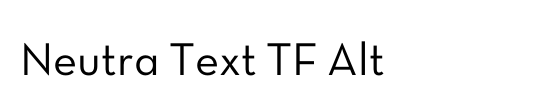 Neutra Text TF SC