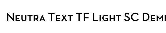 Neutra Text TF Light Alt