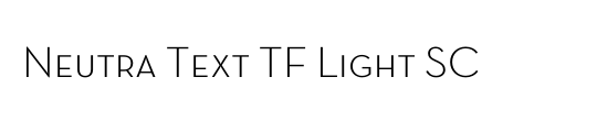 Neutra Text TF Light Alt