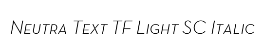 PF Din Text Light