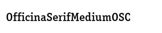 OfficinaSerifMediumOSC