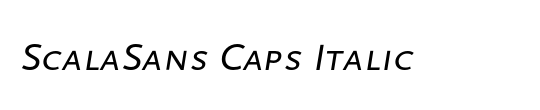 ScalaSans Caps Exp