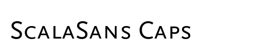 ScalaSans Caps