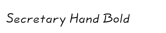 Secretary Hand