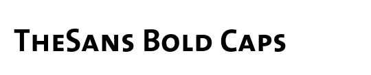 The Sans Bold-