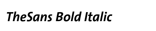 The Sans Bold-