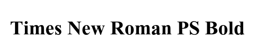 TR Times New Roman