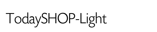 TodaySHOP-LightItalic
