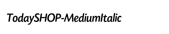 TodaySHOP-MediumItalic