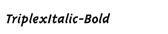 TriplexItalic