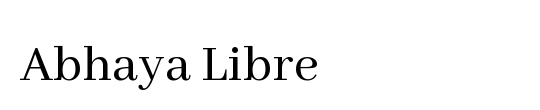 Abhaya Libre ExtraBold