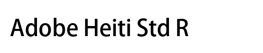 Adobe Heiti Std