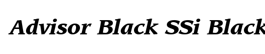 Advisor Black SSi