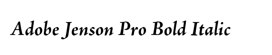 Adobe Jenson Pro