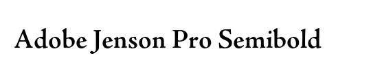 Adobe Jenson Pro Lt