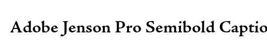 Adobe Jenson Pro