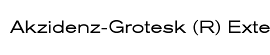 Akzidenz-Grotesk Extended BQ