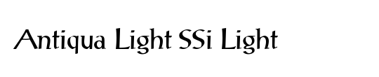 DigiAntiqua LT LightCondensed