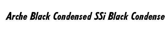 Century Black Condensed SSi