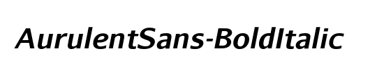 Aurulent Sans