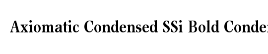 Axiomatic Condensed SSi