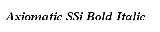 Axiomatic SSi