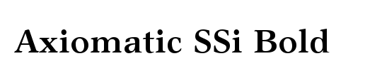 Axiomatic SSi