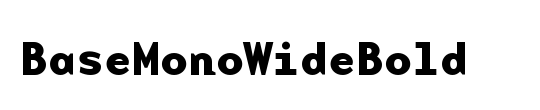 BaseMonoWideBold