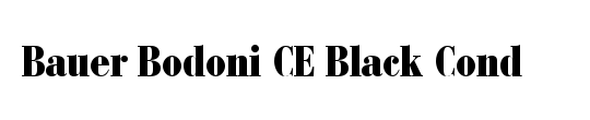 Bodoni MT Black