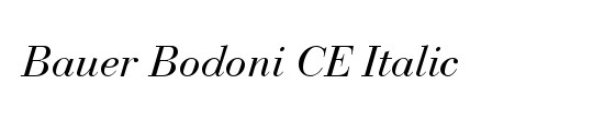 Bodoni MT