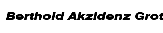 Akzidenz-Grotesk BQ