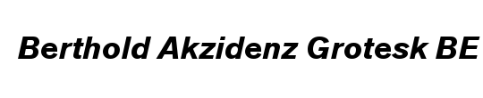 Akzidenz-Grotesk BQ