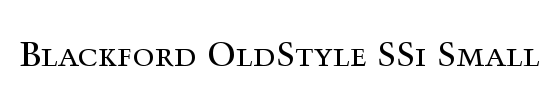 Blackford OldStyle SSi