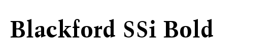 Blackford OldStyle SSi