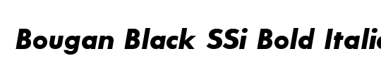 Bougan BlackCondensed SSi