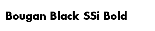 Bougan BlackCondensed SSi