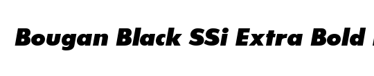 Bougan BlackCondensed SSi