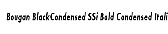 Bougan BlackCondensed SSi