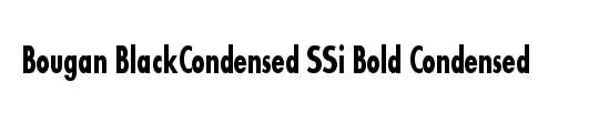 Bougan BlackCondensed SSi