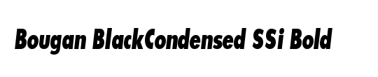 Bougan BlackCondensed SSi