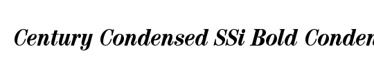 Century Condensed SSi