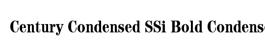Century Condensed SSi