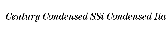 Century Condensed SSi