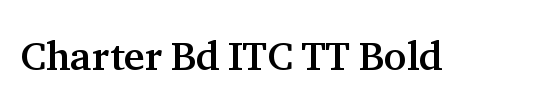 Charter Bd SC ITC TT