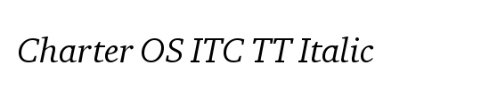 Charter ITC GX