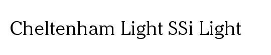 Cheltenham LT Light