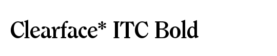 ITC Clearface