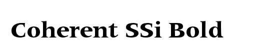 Coherent SSi