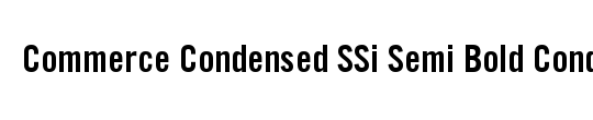 Commerce Condensed SSi